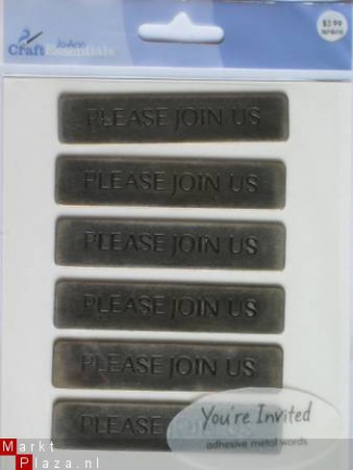 EURO KNALLER: jo ann metal words please join us
