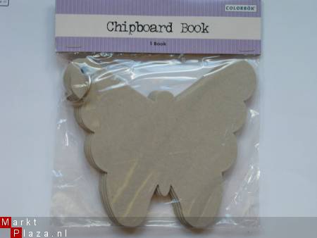 colorbok chipboard book butterfly