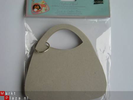 chipboard book purse