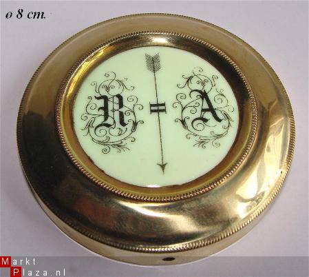=== Slingerlens = elfenbein = oud === 4465