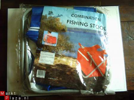 Fishing stool (nieuw, blauw) - nr. 1