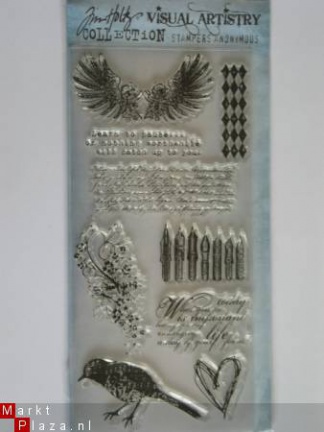 Tim Holtz clear stamp artful things (NEW)