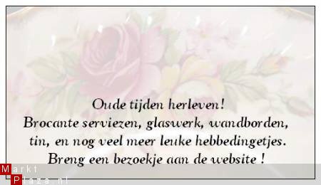 *** 2 mooie rozen kop en schotels *** - Afbeelding 4