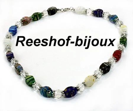 NIEUW: SCHITTERENDE EXCLUSIEVE KETTING VAN MURANO GLAS