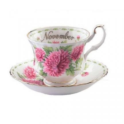* Royal Albert Flower Of The Month Collectable * kop schotel - Afbeelding 4