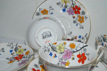 *** Duchess e & b l china 4 mooie kop en schotels *** - Afbeelding 2