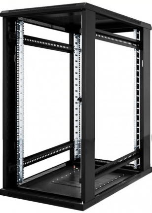 18U 19" serverkast patchkast stalen geperforeerde deuren (BxDxH) 800x1000x1000 mm