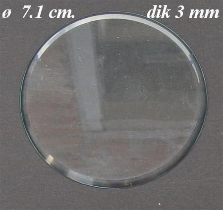 === Geslepen vlak glas = gebruikt === 9879