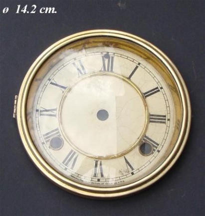 === Deur / wijzerplaat = bol glas = oud =10305