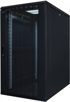 22U 19" serverkast patchkast stalen geperforeerde deuren 600x1000x1200 mm