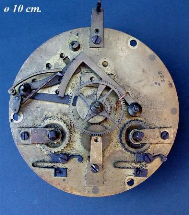 === Pendule uurwerk voor onderdelen = oud =10708