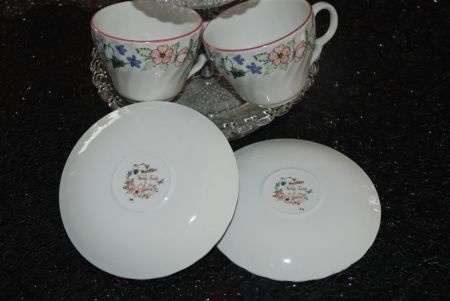 Wood & Sons Springfiels Jenny Rhodes 6x Espresso kop schotel - Afbeelding 3