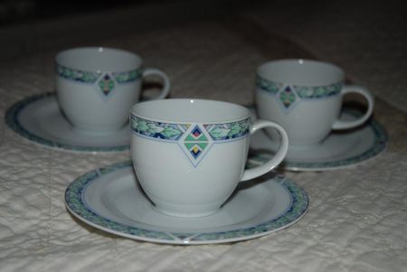 *** 4 kop en schotels van Arzberg Albert Heijn servies *** - Afbeelding 3