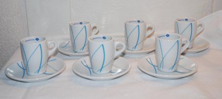 *** 6 espresso kop en schotels van Cup & Saucer *** - Afbeelding 4