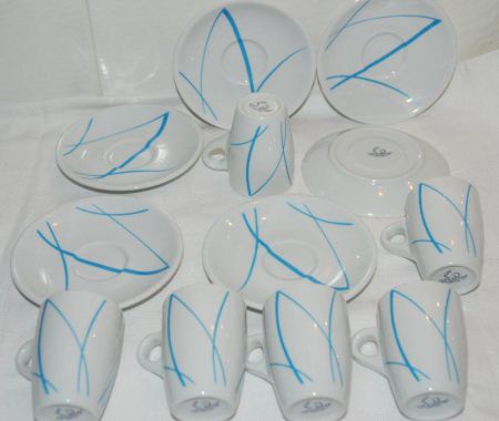 *** 6 espresso kop en schotels van Cup & Saucer *** - Afbeelding 7