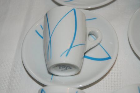 *** 6 espresso kop en schotels van Cup & Saucer *** - nr. 1