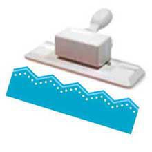 Martha Stewart edge punch embossed zigzag
