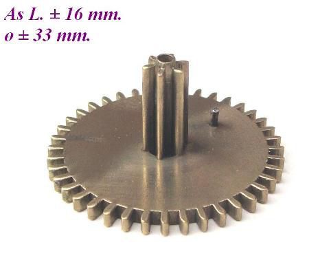 === Wiel slagwerk = Engelse staande klok = oud == 13622