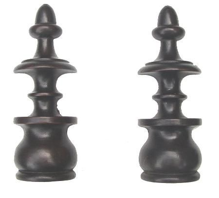 === 4 Biedemeier klokdeur ornamenten = oud === 13890