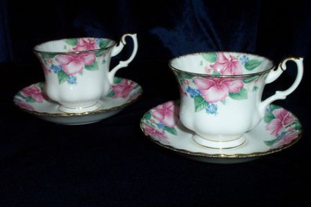 * 4 x schotel van Royal Albert LYDIA * - Afbeelding 2