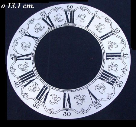 === Wijzerplaat = Zaanse klok = gebruikt === 15204
