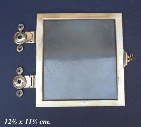 === Klok deurtje = Brons = oud === 15274