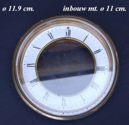 === Pendule wijzerplaat / deur = oud === 15316