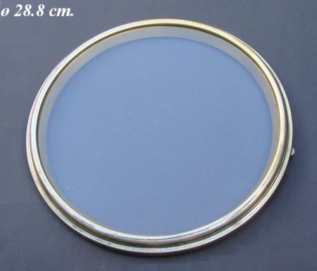 === Klok deur = vlak glas = oud === 15466