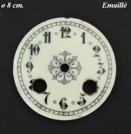 === Wijzerplaat = Emaillé = oud === 15599