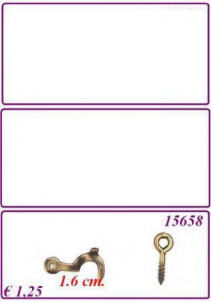 === Klokkast haak = oud === 15658