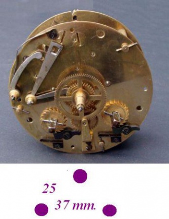=== Pendule uurwerk = oud === 15991