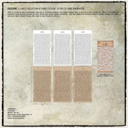 Tim Holtz idea-ology chit chat (1088 pieces)