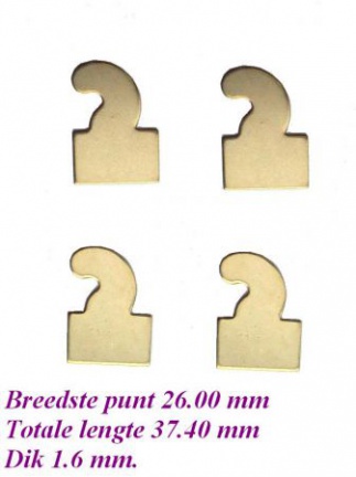 === Scharnier Engelse staande klok = nieuw === 16077