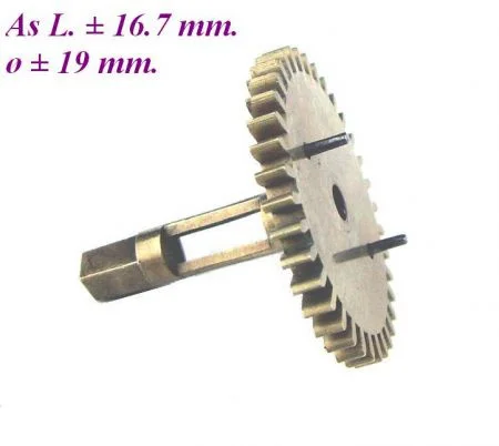 Minuutpijp = Franse pendule / regulateur =16086