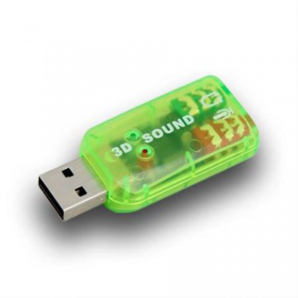 Usb 3D sound geluidskaart - Gratis bezorgd - nr. 1