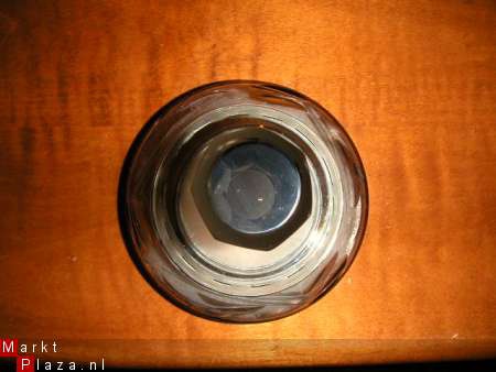 Wattenpot van geslepen glas (A-a-1-b) - nr. 1