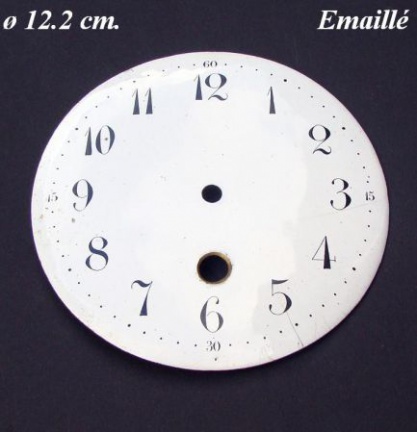 === Wijzerplaat = Emaillé = oud === 16622