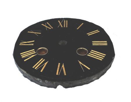 === Franse pendule wijzerplaat = marmer = oud === 17244