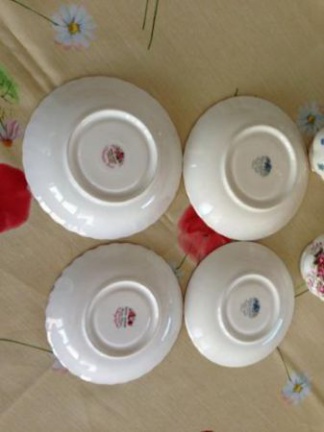 ROYAL ALBERT SHERATON SERIES ANGELA Lavender Rose Cottage G - Afbeelding 2