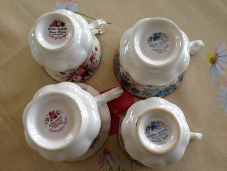 ROYAL ALBERT SHERATON SERIES ANGELA Lavender Rose Cottage G - Afbeelding 7