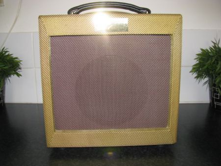 FENDER TWEED CAHAM CLONE"JPSG LITTLE BASTARD'' 5 W HANDMADE - Afbeelding 3