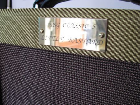 FENDER TWEED CAHAM CLONE"JPSG LITTLE BASTARD'' 5 W HANDMADE - Afbeelding 7