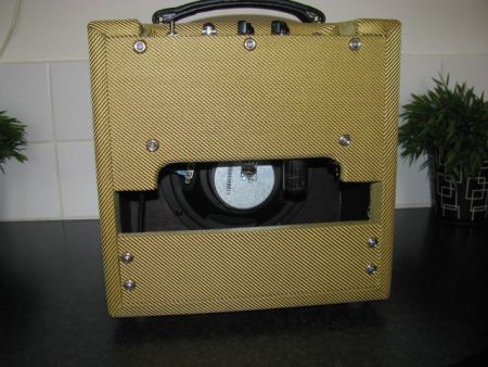 FENDER TWEED CAHAM CLONE"JPSG LITTLE BASTARD'' 5 W HANDMADE - Afbeelding 5