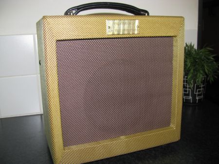FENDER TWEED CAHAM CLONE"JPSG LITTLE BASTARD'' 5 W HANDMADE - Afbeelding 6