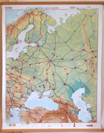 Schoolkaart Oost Europa - nr. 1