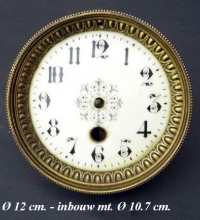 === Pendule balans uurwerk = opknapper = oud === 18003