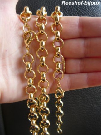 EXCLUSIEVE JASSERON KETTING GOUD PL. 60 X 1 CM - nr. 1