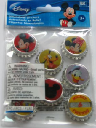 Disney mickey bottle caps