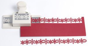 Martha Stewart double edge punch snowflake trim