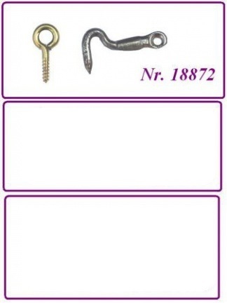 === Klokkast haakje = gebruikt === 18872